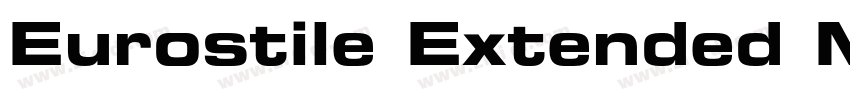Eurostile Extended M字体转换